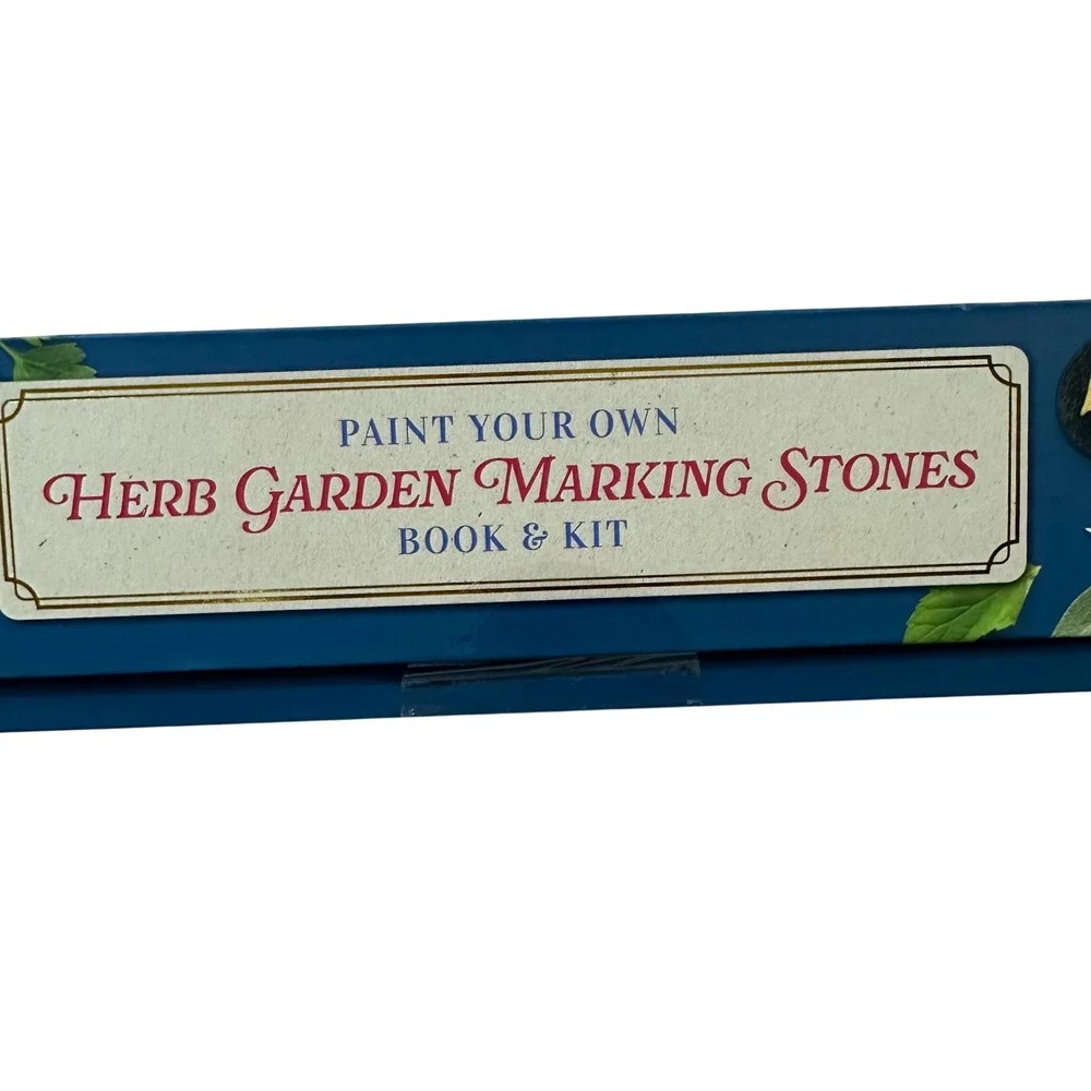 Mud Puddle Paint‎ Your Own Herb Garden Marking Stones Book & Kit DIY Painting